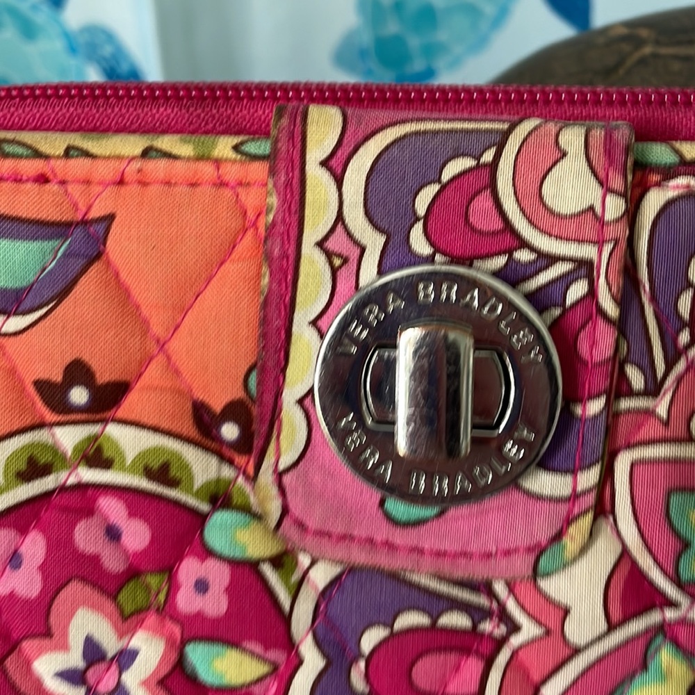 Vera Bradley wallet, used with some wear. Please see photos. - Picture 2 of 6